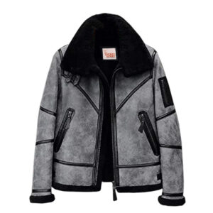 Mens Sheepskin Shearling Jacket B3 Flight Jacket
