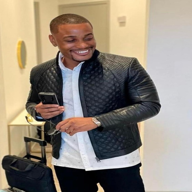 Real Lambskin Leather Bomber Jacket